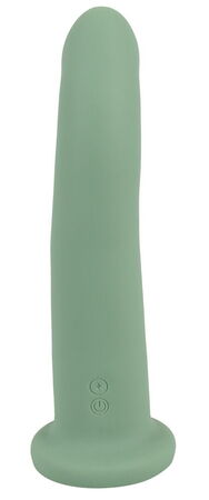 Зеленый вибратор-ротатор Luvio - 19,3 см.